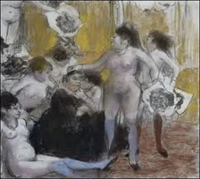Et on cl&ocirc;ture ce quiz comme on l'avait commenc&eacute; avec le m&eacute;tier de la prostitution. Pourriez-vous me citer le nom de cet impressionniste qui a peint ce pastel intitul&eacute; "La F&ecirc;te de la patronne", entre 1876 et 1877 ?