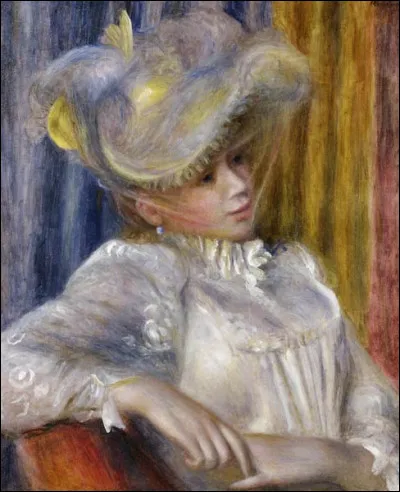 Qui est l'auteur de cette ''Femme au chapeau'' ?