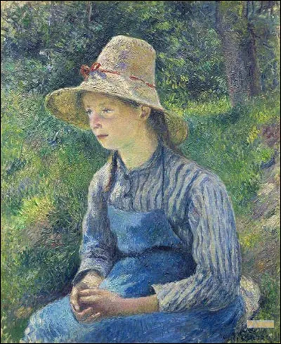 Cette ''Jeune paysanne portant chapeau'' est une �uvre de...