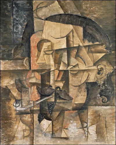 Quel peintre cubiste est l'auteur de ce tableau intitul&eacute; ''Le po&egrave;te'' ?