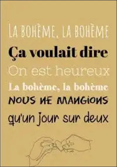 "Je vous parle d'un tempsQue les moins de vingt ans..." Qui est l'interpr&egrave;te ?