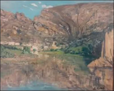 Lequel de ces trois naturalistes a, en 1905, r&eacute;alis&eacute; cette toile intitul&eacute;e ''Petit Village au pied de la falaise'' ?