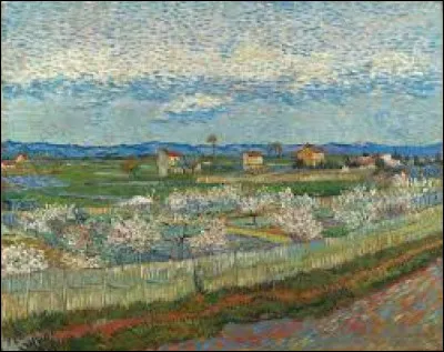 En 1889, quel postimpressionniste a r&eacute;alis&eacute; cette �uvre nomm&eacute;e ''P&ecirc;chers en fleurs'' ?