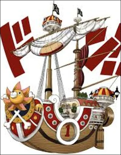 Comment s'appelle le second navire de l'&eacute;quipage du Chapeau de paille ?