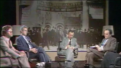 Dans quelle &eacute;mission de 1980, fait-il un face &agrave; face avec le communiste Georges Marchais ?