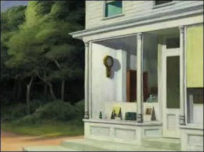 Datant de 1948, ''Sept heures du matin'' est l'�uvre du r&eacute;aliste am&eacute;ricain...