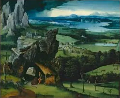Entre 1515 et 1517, quel primitif flamand a r&eacute;alis&eacute; cette huile sur bois intitul&eacute;e ''Paysage avec Saint-J&eacute;r&ocirc;me ?