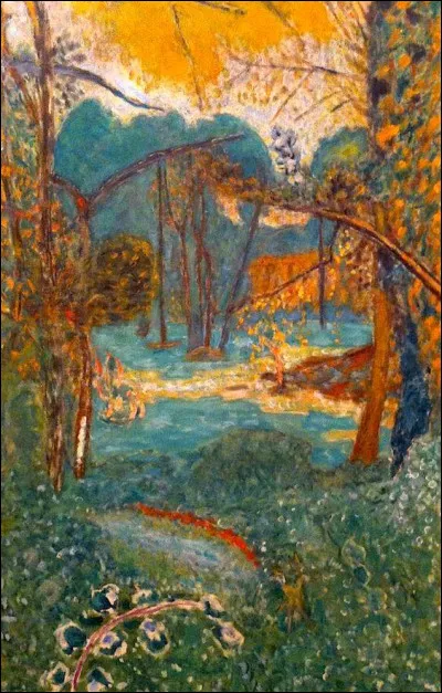 Des arbres &agrave; l'automne et des couleurs flamboyantes. De qui est ce tableau ?