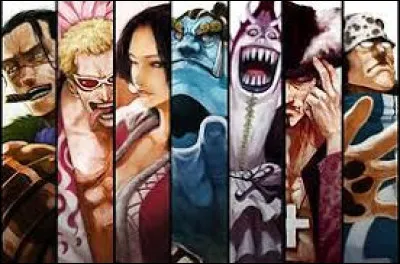 Lequel de ces personnages ne fait pas partie des Grands Corsaires (Shichibukai) ?