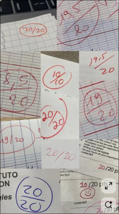 La prof te rend ta copie et tu vois que tu as eu 13/20. Quelle est ta r&eacute;action ?