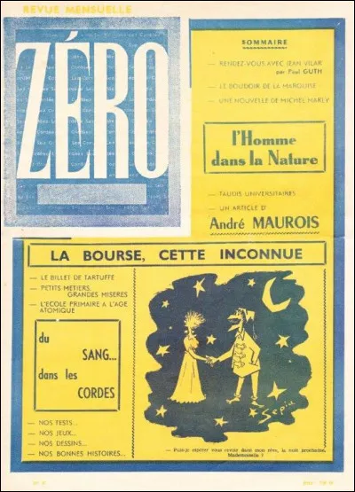 Quel satiriste, avec qui il fondera Hara-Kiri, Fran&ccedil;ois Cavanna a-t-il rencontr&eacute; en travaillant pour le magazine Z&eacute;ro ?
