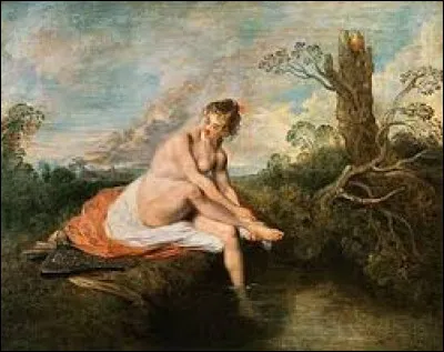 En 1710, quel rococo a r&eacute;alis&eacute; cette peinture mythologique intitul&eacute;e ''Diane au bain'' ?