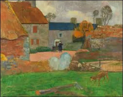 En 1890, quel postimpressionniste a r&eacute;alis&eacute; cette toile nomm&eacute;e ''Le Toit bleu'' ?
