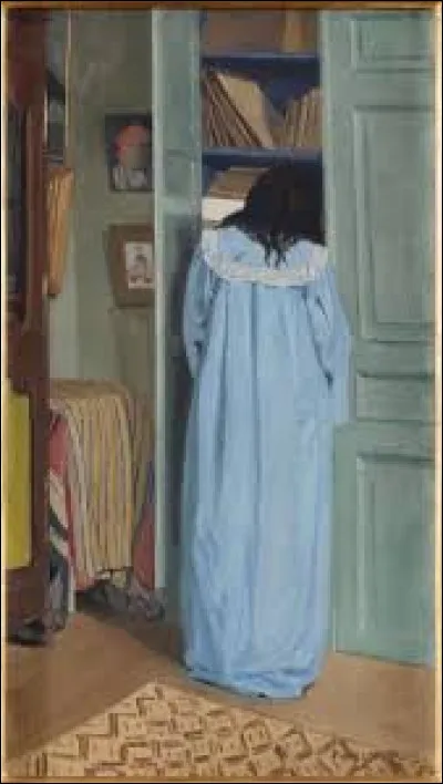 En 1903, lequel de ces trois nabis a r&eacute;alis&eacute; cette toile intitul&eacute;e ''Int&eacute;rieur, femme en bleu fouillant dans une armoire'' ?
