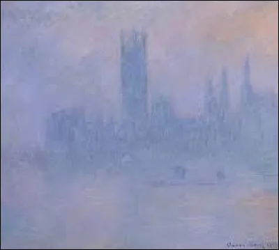 Et on cl&ocirc;ture ce quiz en cherchant un impressionniste. En 1903, quel artiste a r&eacute;alis&eacute; cette �uvre intitul&eacute;e ''Le Parlement, symphonie en bleu'' ?