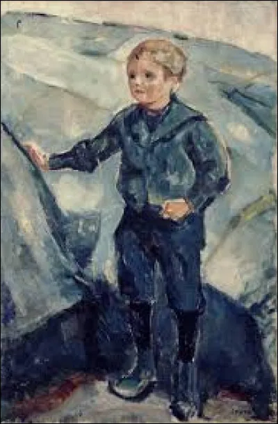 ''Gar&ccedil;on en bleu'' est une toile de l'expressionniste...