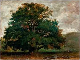 Quel membre de l'&Eacute;cole de Barbizon a r&eacute;alis&eacute;, en 1840, cette toile nomm&eacute;e ''Un arbre &agrave; Fontainebleau'' ?