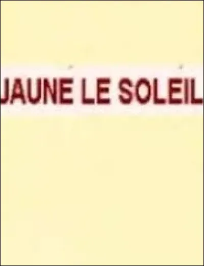 En 1972, quelle &eacute;crivaine a adapt&eacute; au cin&eacute;ma son roman dramatique intitul&eacute; '' Abahn Sabana David', sous le nom ''Jaune le soleil'' ?
