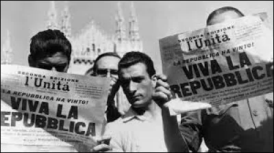 Quand l'Italie est-elle devenue une R&eacute;publique ?