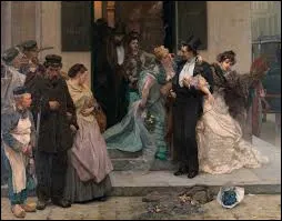 De ces trois r&eacute;alistes belges, lequel a r&eacute;alis&eacute;, en 1875, cette toile intitul&eacute;e ''&Agrave; l'Aube'' ?