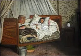 Sc&egrave;ne de genre r&eacute;alis&eacute;e en 1865, ''L'Ambulance improvis&eacute;e'' est l'�uvre de l'impressionniste...