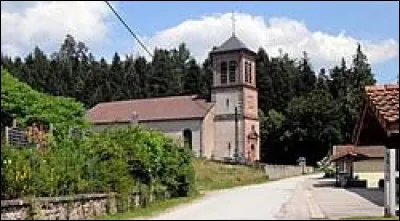 Voici l'&eacute;glise Saint-Jean-Baptiste, aux Rouges-Eaux. Village de l'aire d'attraction D&eacute;odatienne, bord&eacute; par la Mortagne, il se situe dans le d&eacute;partement ...