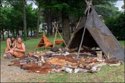 Les habitations du Pal&eacute;olithique sont temporaires : les abris doivent &ecirc;tre d&eacute;plac&eacute;s fr&eacute;quemment, donc facile &agrave; transporter ou &agrave; b&acirc;tir. De quoi sont faites ces huttes ?