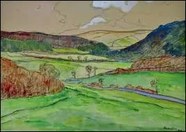 En 1894, quel membre de l'&Eacute;cole de Pont-Aven a r&eacute;alis&eacute; cette toile intitul&eacute;e ''Les Montagnes noires'' ?