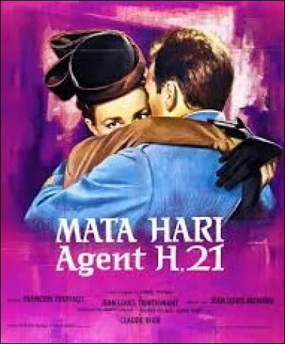 Personnage &eacute;nigmatique, elle a suscit&eacute; depuis sa mort nombre de romans, de t&eacute;l&eacute;films et de films. En 1964, dans le film intitul&eacute; ''Mata Hari, agent H 21'' de Jean-Louis Richard, quelle actrice interpr&egrave;te le r&ocirc;le de Mata Hari ?
