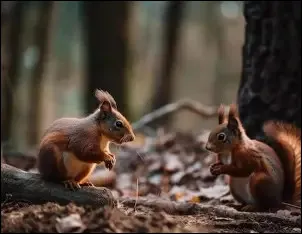 A quel bruit est semblable le cri de l'&eacute;cureuil quand il se bat ?