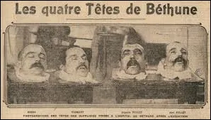 Le 11 janvier 1909, &agrave; 7 h, quel ex&eacute;cuteur en chef des arr&ecirc;ts criminels de la R&eacute;publique &agrave; ''l'honneur'' de venir guillotiner les condamn&eacute;s ?