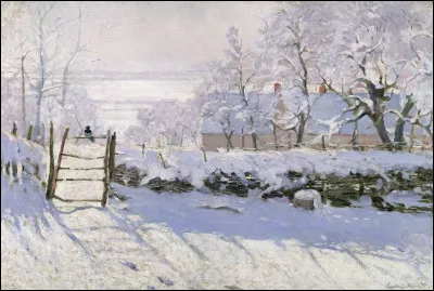 Sur cette toile, le peintre impressionniste Claude Monet a repr&eacute;sent&eacute; un oiseau dans un paysage d'hiver : quel oiseau a donn&eacute; son nom &agrave; ce tableau ?