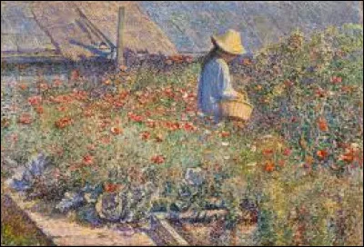 En 1890, quel(le) pointilliste a r&eacute;alis&eacute; cette toile intitul&eacute;e ''Cueillette'' ?