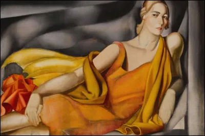 Quelle femme peintre polonaise est l'auteure de ce tableau intitul&eacute; ''Femme &agrave; la robe jaune'' ?