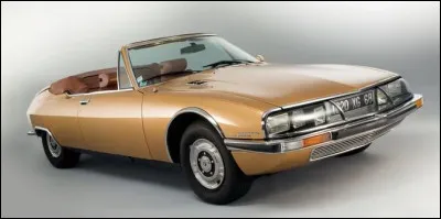 Quel est ce cabriolet Citro&euml;n SM fabriqu&eacute; &agrave; quelques unit&eacute;s ?