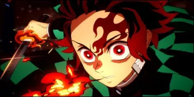 De quelle couleur sa tenue de pourfendeur est-elle ?