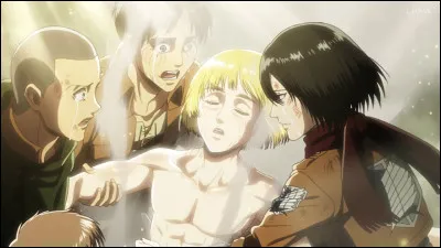 Et enfin, qui Armin mange-t-il pour h&eacute;riter du Titan qu'il poss&egrave;de ?