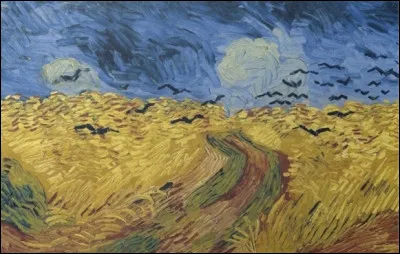 Quel peintre n&eacute;erlandais est l'auteur de ce tableau intitul&eacute; ''Champ de bl&eacute; aux corbeaux'' ?
