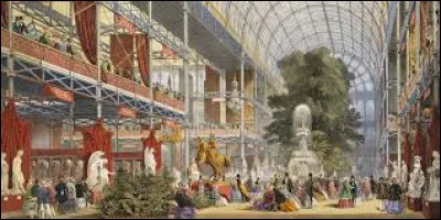 Quel monument anglais, construit pour la premi&egrave;re Exposition universelle de 1851, partit en flammes, le 30 novembre 1936 ?