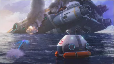 Quel est le matricule exact du vaisseau de la corporation Alterra qui s'&eacute;crase au d&eacute;but du jeu ?