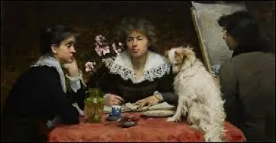 Et nous cl&ocirc;turons ce quiz en cherchant deux impressionnistes. En 1881, quel artiste allemand a r&eacute;alis&eacute; cette toile nomm&eacute;e ''Portrait des amies'' ?