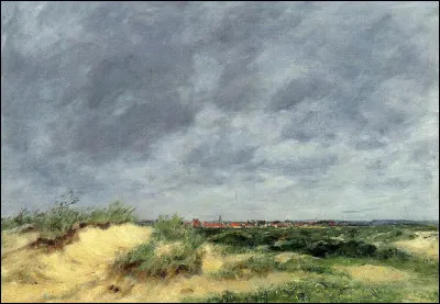 Qui a peint "Les dunes &agrave; Berck par gros temps" ?