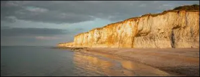 Dans quel d&eacute;partement de la r&eacute;gion Normandie se situe la c&ocirc;te d'Alb&acirc;tre ?