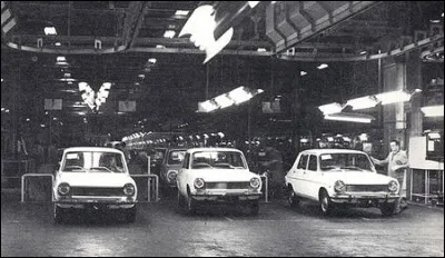 La Simca 1100, apr&egrave;s la Simca 1000 avant elle, &eacute;tait produite dans l'usine de ...