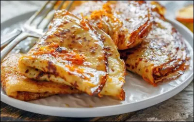 La cr&ecirc;pe Suzette : cr&ecirc;pe, beurre, orange et ...