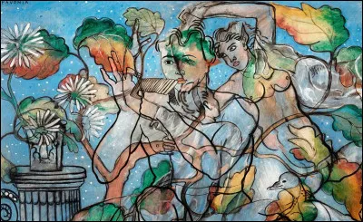 Quel peintre connu pour avoir appartenu au mouvement surr&eacute;aliste a peint cette toile ?