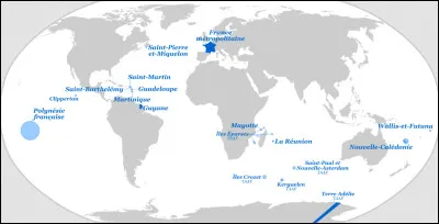 Quelle r&eacute;gion d�outre-mer est travers&eacute;e par l�&eacute;quateur ?