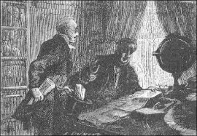 Dans quel roman de Jules Verne le Docteur Samuel Fergusson, accompagn&eacute; de son serviteur et d'un ami chasseur professionnel, part-il d&eacute;couvrir l'Afrique orientale ?