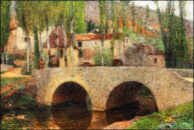 Qui a peint "Le pont de Labastide-du-Vert" ?