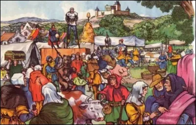 On conna&icirc;t le succ&egrave;s des foires au Moyen &Acirc;ge. Compl&eacute;tez la liste des foires entre les 4 champenoises cit&eacute;es et 1 parisienne &agrave; la p&eacute;riph&eacute;rie : Provins, Lagny, Troyes, Bar-sur-Aube...